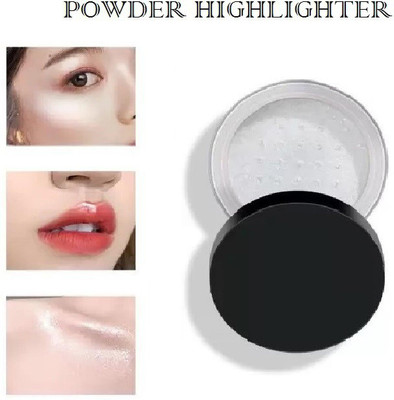 GFSU PERFECT MATTE FINISH WHITENING SHIMMER WHITE LOOSE POWDER HIGHLIGHTER Highlighter(WHITE)