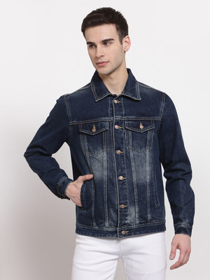 FEVER Full Sleeve Washed Men Denim Jacket
