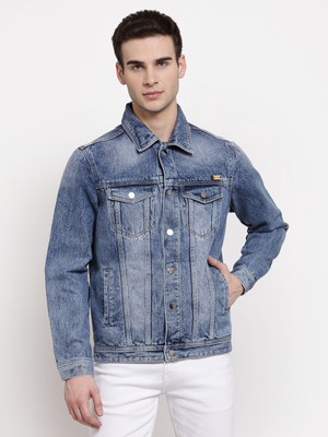 FEVER Full Sleeve Washed Men Denim Jacket