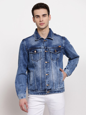 FEVER Full Sleeve Washed Men Denim Jacket