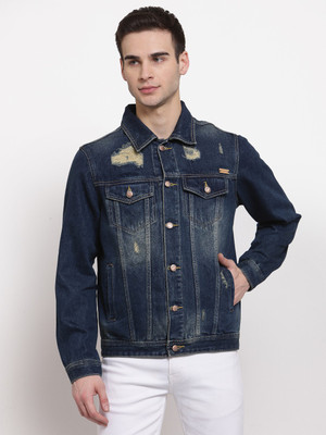 FEVER Full Sleeve Washed Men Denim Jacket