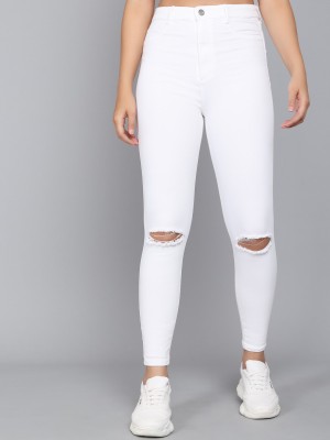 GUTI Flared Women White Jeans