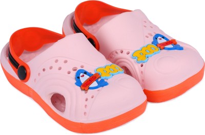 JodaGhar Boys & Girls Slip On Slipper Flip Flop(Pink , 1 - 2 Years)