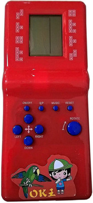 Swikaar Handheld Brick Console Kids Game AZ8 Handheld Gaming Console(Red)
