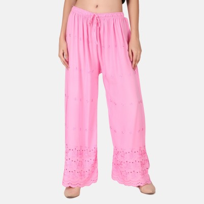 NIVYA CREATION Regular Fit Women Pink Trousers