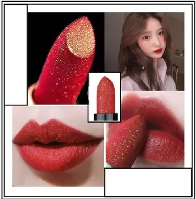 SEUNG SHIMMER & SHINE GLITTER MATTE LIPSTICK(RED, 3.8 g)