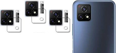 XAZE Back Camera Lens Glass Protector for VIVO Y72 5G(Pack of: 3)