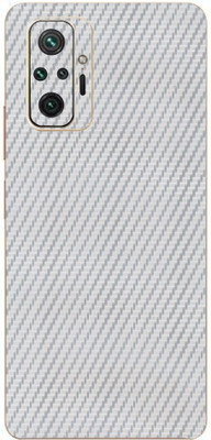 AsSkin Redmi Note 10Pro Max, redmi note 10 pro max Mobile Skin(Ultra Super Silver Carbon Fiber Skin With High Matte Finish.,)
