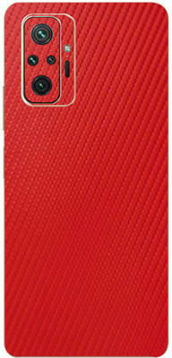 AsSkin Redmi Note 10Pro Max, redmi note 10 pro max Mobile Skin(Ultra Super Red Carbon Fiber Skin With High Matte Finish.,)