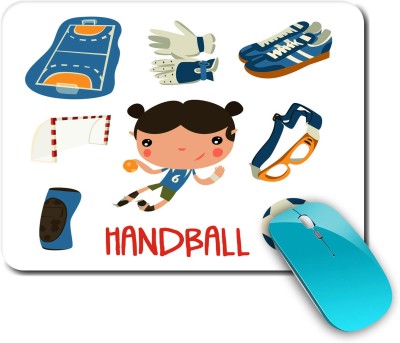 whats your kick Handball | Sports | Handball | Game | Printed Mouse Pad/Designer Waterproof Coating Gaming Mouse Pad For Computer/Laptop (D7) Mousepad(Multicolor)