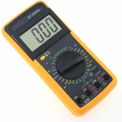 ZUVILIKA Digital Multimeter Capacitance Multi Meter With Probes Digital Multimeter(2000 Counts)