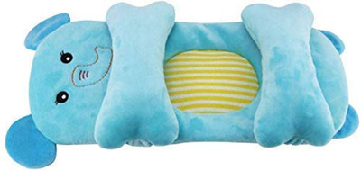 Wrodss Cotton Chair Pad Pack of 1 Animals baby pillow(Blue)