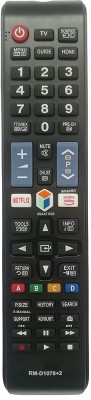 LipiWorld RM-D1078+2 Universal AA59-00432A BN59-005000A AA59-00446A LCD/LED/HDTV/UHD with Netflix and Prime Video Function Compatible for  Samsung Remote Controller(Black)