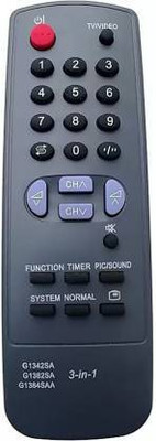 Cezo 3IN1 G1342SA G1382SA G1384SAA CRT  Remote Controller SHARP Remote Controller (Black) Sharp Remote Controller(Black)