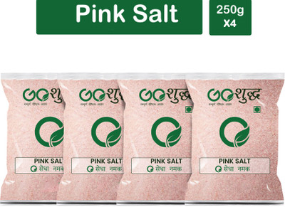 Goshudh Premium Quality Pink Salt (Sendha Namak)-250gm (Pack Of 4) Himalayan Pink Salt(1000 g, Pack of 4)
