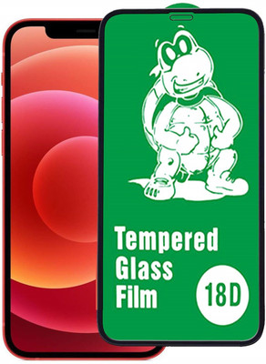 ELEF Edge To Edge Tempered Glass for Apple iPhone 13 Mini 18D Tempered Glass Rubber Edges Corner Airbeg with 9H Hardness Edge to Edge(Pack of 1)