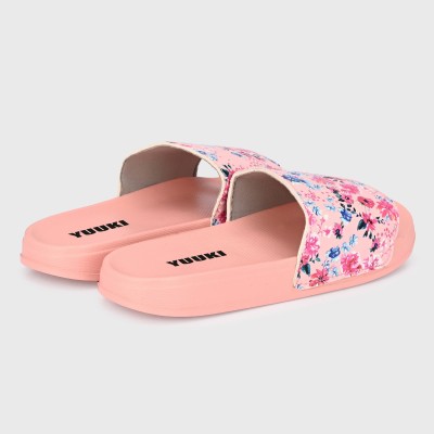 YUUKI Women Slides(Pink , 4)