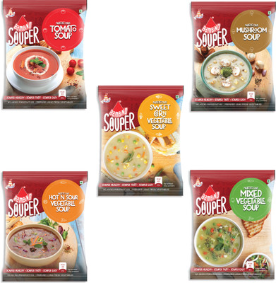 Bambino Soups Combo ( 5 Pieces )(Pack of 5, 225 g)