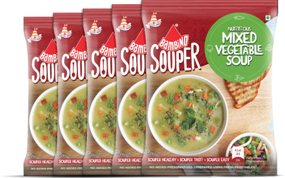 Bambino Nutritious Mix-Veg Soup 45g Pack of 5(225 g)