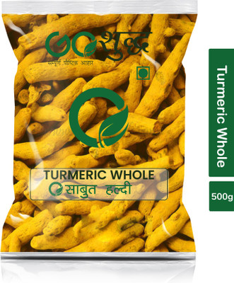 Goshudh Premium Quality Haldi Sabut/Turmeric Whole(500 g)