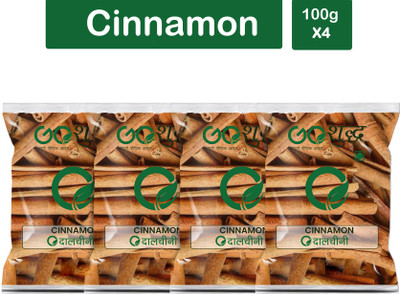 Goshudh Premium Quality Dalchini Sabut (Cinnamon Stick)-100gm (Pack Of 4)(4 x 100 g)