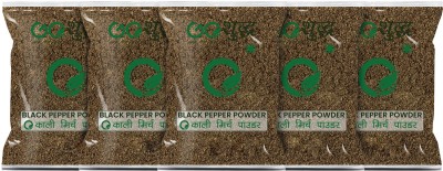 Goshudh Premium Quality Black pepper powder Pack Of 5 100g Each(5 x 100 g)