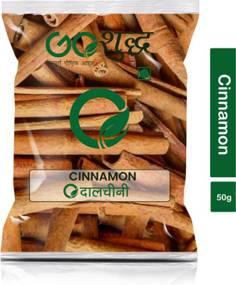 Goshudh Premium Quality Dalchini Sabut (Cinnamon Stick)-50gm (Pack Of 1)(50 g)