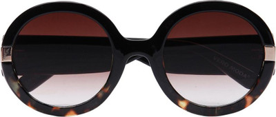 VERO MODA Round Sunglasses(For Women, Brown)