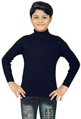 Clothify Full Sleeve Self Design Boys Sweatshirt