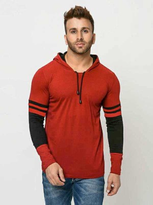 RED CLOVER Full Sleeve Color Block Men Sweatshirt