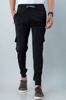 Proxima Colorblock Men Black Track Pants