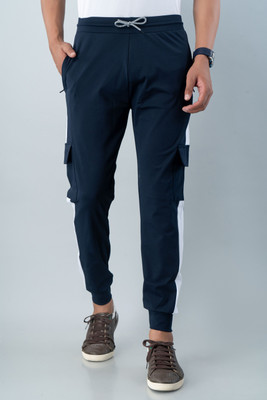 Proxima Colorblock Men Dark Blue Track Pants