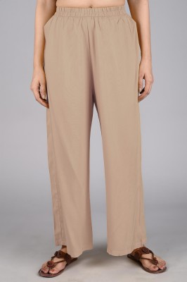 NEXA FASHION Regular Fit Women Beige Trousers