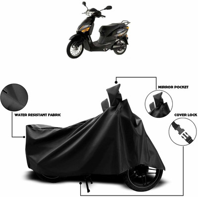 KEDIT Two Wheeler Cover for Hero(Electric Zippy, Black)