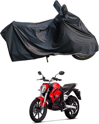 THE REAL ARV Waterproof Two Wheeler Cover for Revolt(RV 400, Black)