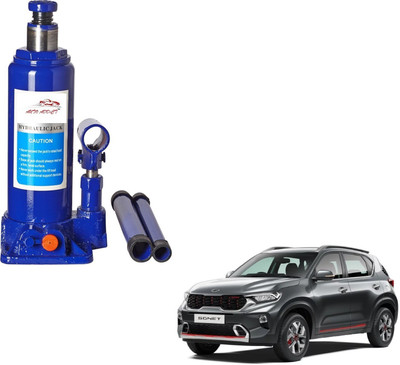 AuTO ADDiCT Hydraulic Bottle Jack Car Jack 5 ton(5000 KGS) For Kiia Sonet Vehicle Jack(5000 kg)