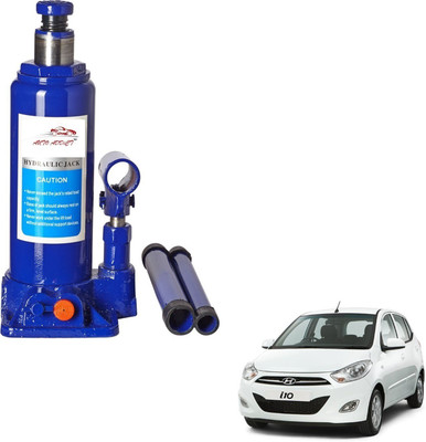 AuTO ADDiCT Hydraulic Bottle Jack Car Jack 5 ton(5000 KGS) For Hyundai i10 (2007-2014) Vehicle Jack(5000 kg)