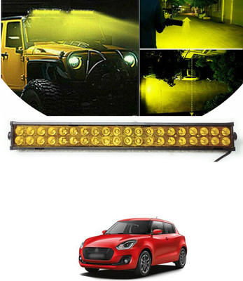 PRTEK Fog Lamp, Headlight, Interior Light 40 LED 120 Watt Auxiliary Bar Fog Light Bar Off-Roading - Universal Cars Fitment 21 INCH Light YELLOW SA142 Headlight Car LED for Maruti Suzuki (12 V, 120 W)(Swift, Pack of 1) PRTEK Fog Lamp, Headlight, Interior Light 40 LED 120 Watt Auxiliary Bar Fog Light Bar Off-Roading - Universal Cars Fitment 21 INCH Light YELLOW SA142 Headlight Car LED for Maruti Suzuki (12 V, 120 W)(Swift, Pack of 1)