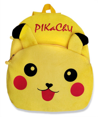 MG MGS Pikachu Soft Bagpacks For Small Kids For Play School And Others... 12 L Backpack(Yellow)
