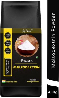 La Casa Pure Maltodextrin Powder | Intra Workout Carb Supplement | Complex Carbohydrate for Workout Shakes | Starch Powder(400 g)