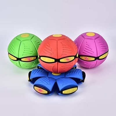 Velocious Flying Soccer Ball - Magic Ball - Frisbee Deformation UFO - Football Football - Size: 4(Pack of 1)