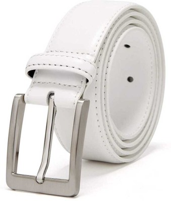 KAEZRI Men Casual White Artificial Leather Belt
