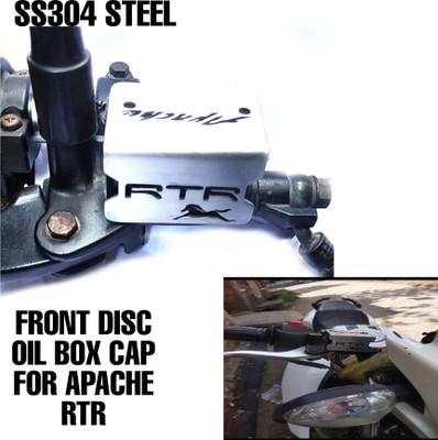 imad DISC OIL BOX CAP FOR TVS APACHE RTR Bike Crash Guard(TVS)