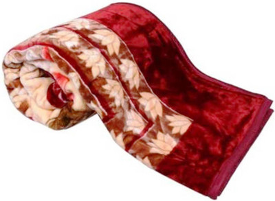 SIMAM Printed Double Mink Blanket for  Mild Winter(Microfiber, Multicolor)
