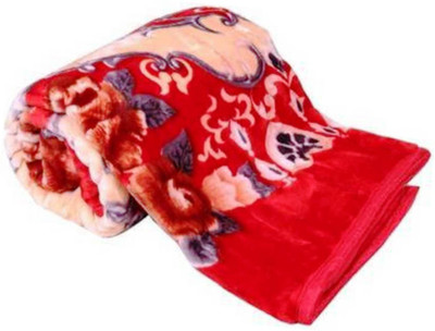 SIMAM Printed Double Mink Blanket for  Mild Winter(Microfiber, Multicolor)