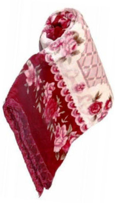 SIMAM Printed Double Mink Blanket for  Mild Winter(Microfiber, Multicolor)
