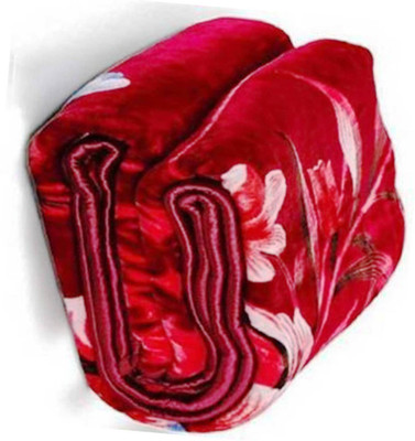 SIMAM Printed Double Mink Blanket for  Mild Winter(Microfiber, Multicolor)