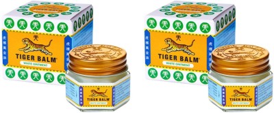 Tiger Balm IMPORTED WHITE OINTMENT BALM 19.4 GM PACK OF 2 Balm(2 x 19.4 g)