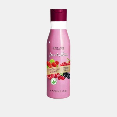 Oriflame Sweden LOVE NATURE Forest Berries Delight Yoghurt Shower Cream(250 ml)