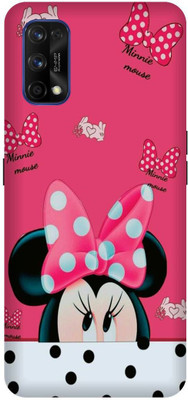 itrusto Back Cover for realme 7 Pro(Pink, White, Hard Case, Pack of: 1)